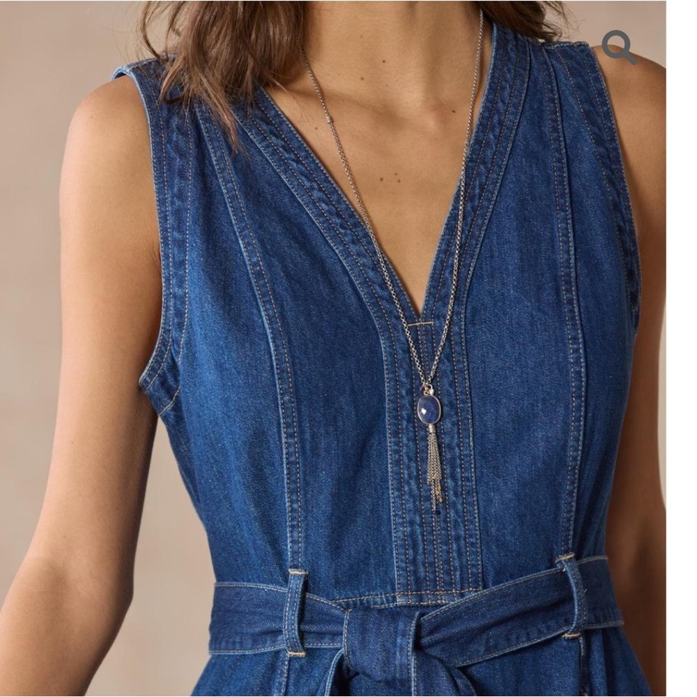 Sundance Living Poppy Denim Dress midi black - Picture 5 of 7